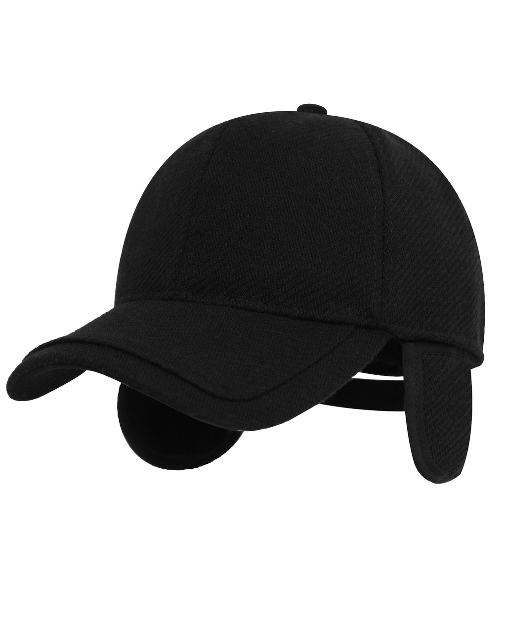 Winter Baseball Cap with Ear Flaps for Big Heads