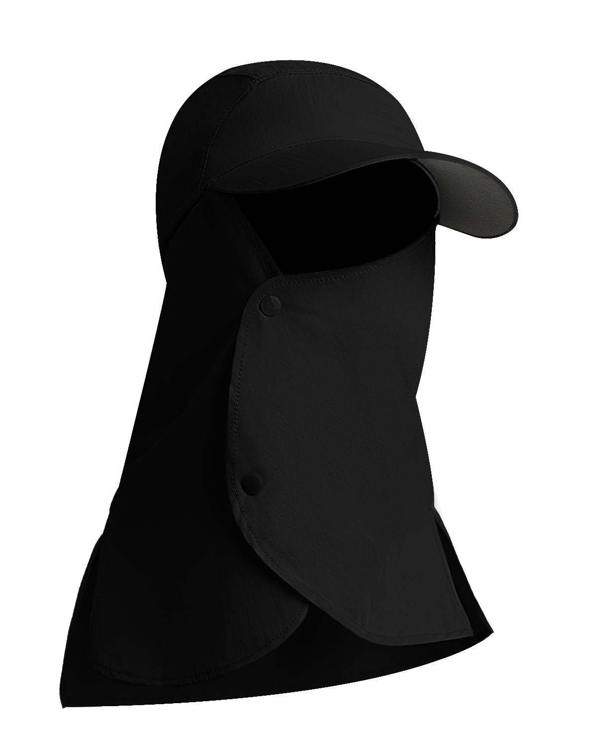 Quick-Dry Sun Hat with Neck Flap for Big Heads
