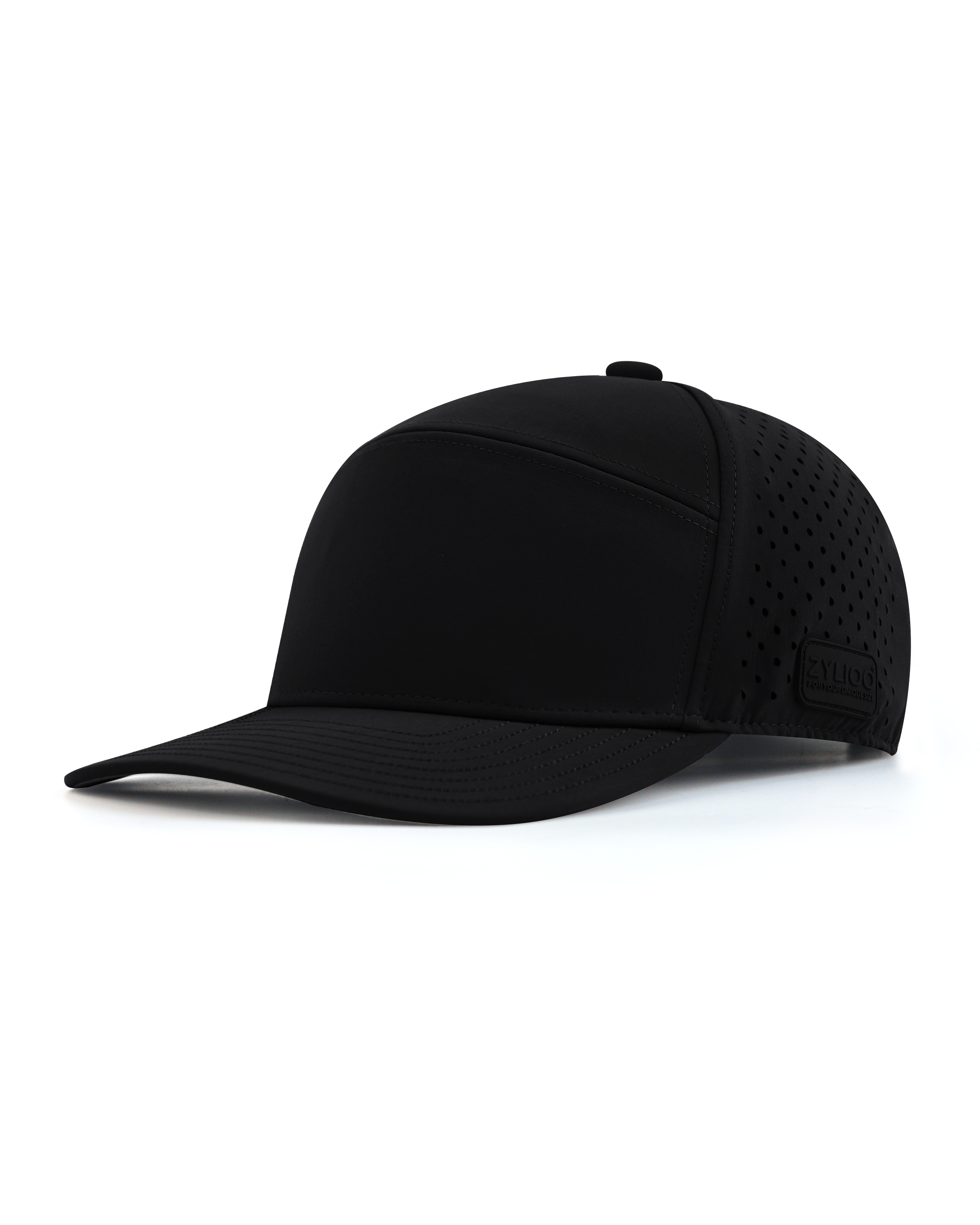Gorra de 6 paneles con perforaciones láser para cabezas grandes