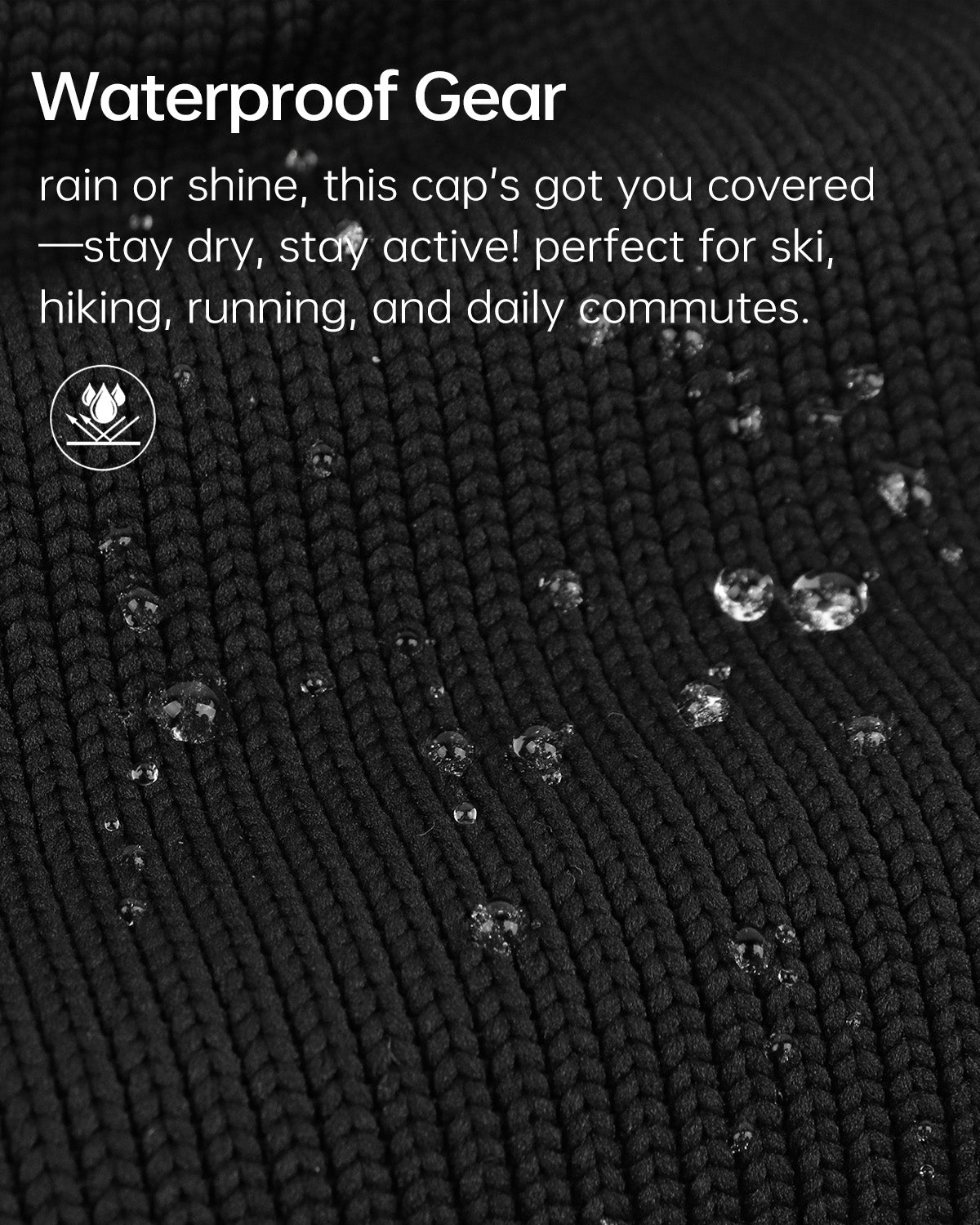 Waterproof Beanie for Big Heads