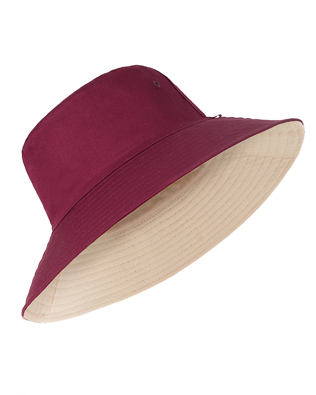 Black wide brim bucket hat for big heads - on model lifestyle photo