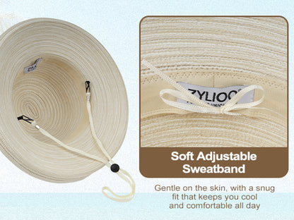 Zylioo XXL Kettle Brim Sun Hats for Women