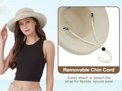 Zylioo XXL Kettle Brim Sun Hats for Women