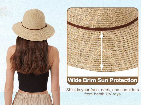 Zylioo 2XL/XL/L/M/S Womens Straw Hat