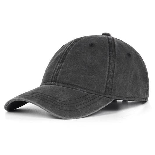 XXL Oversized Washed Denim Baseball Cap