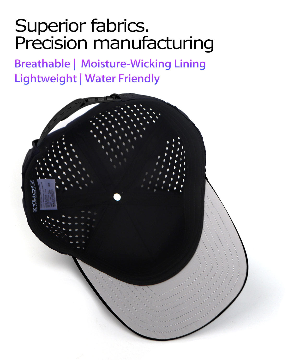 5-Panel Laser Cut Cap for Big Heads