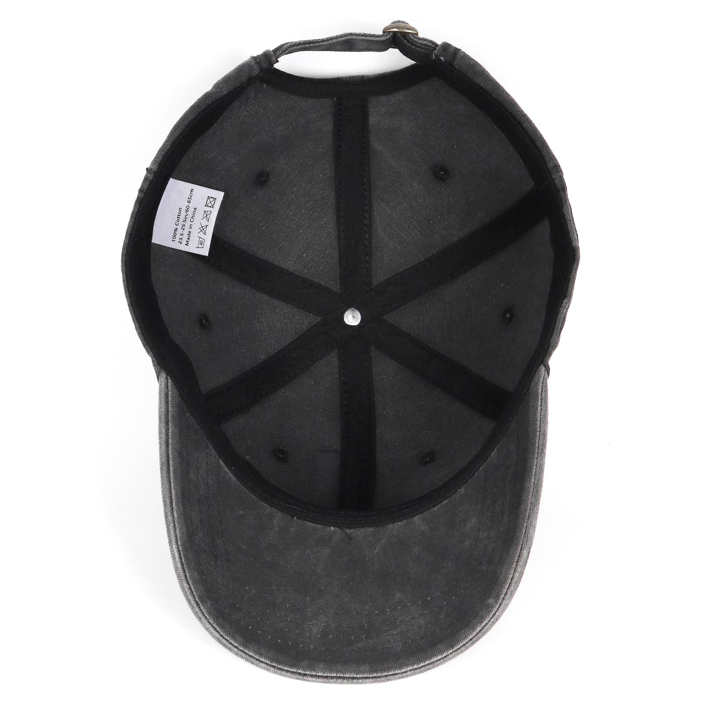 XXL Oversized Washed Denim Baseball Cap