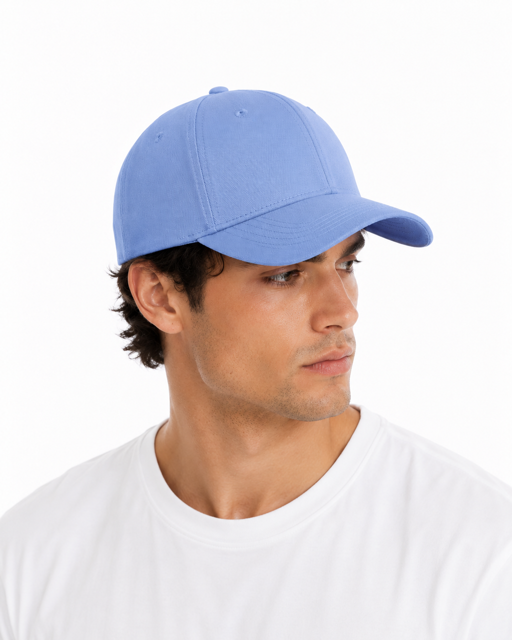 Gorra de béisbol de lino transpirable para cabezas grandes