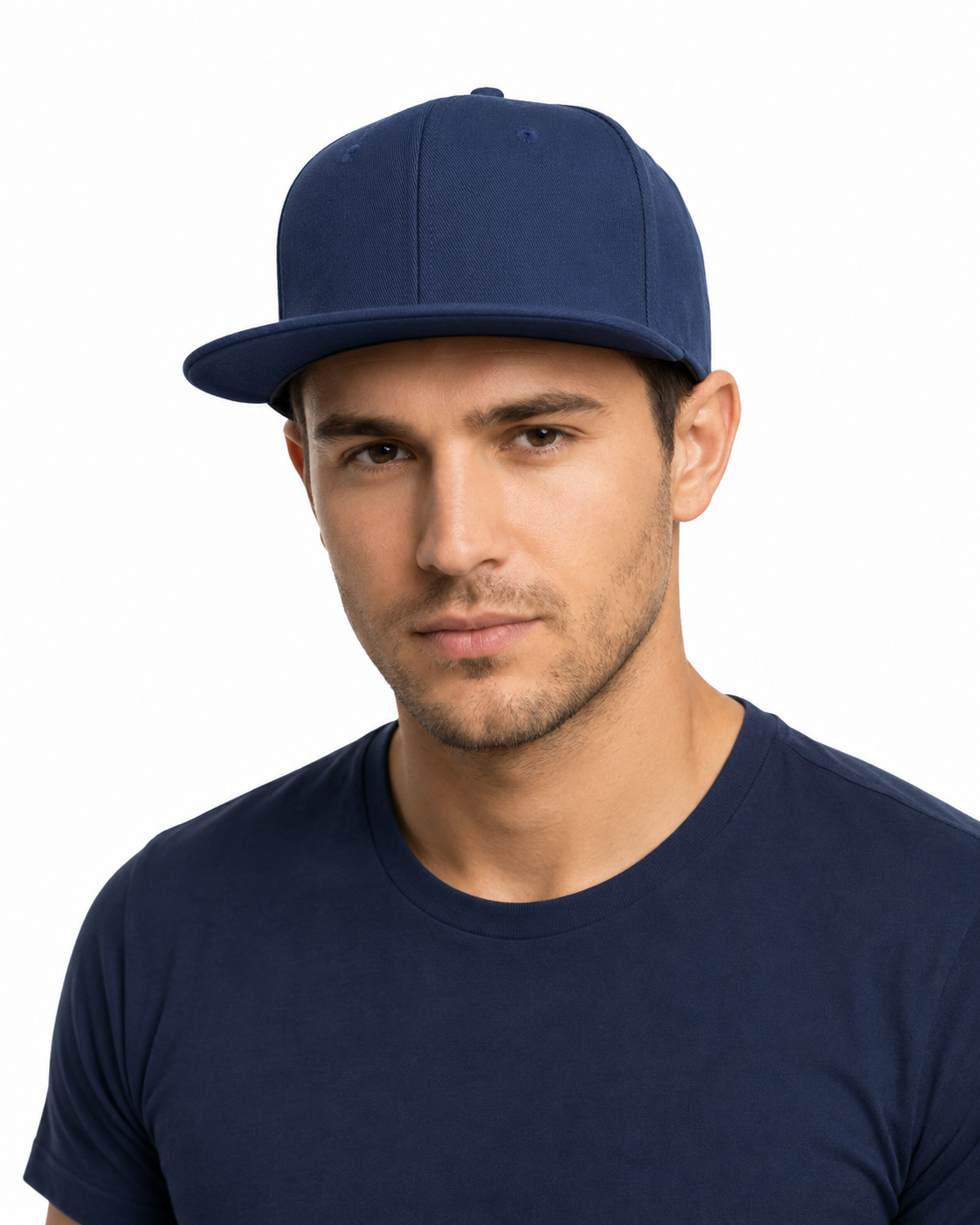 Gorra de béisbol Snapback de visera plana para cabezas grandes