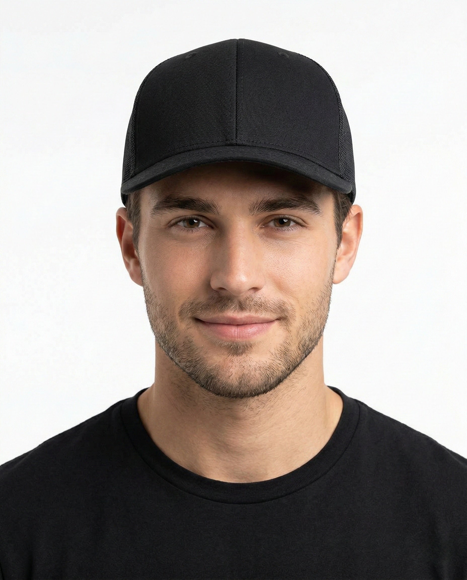 Mid Profile Snapback Mesh Trucker Hat for Big Heads