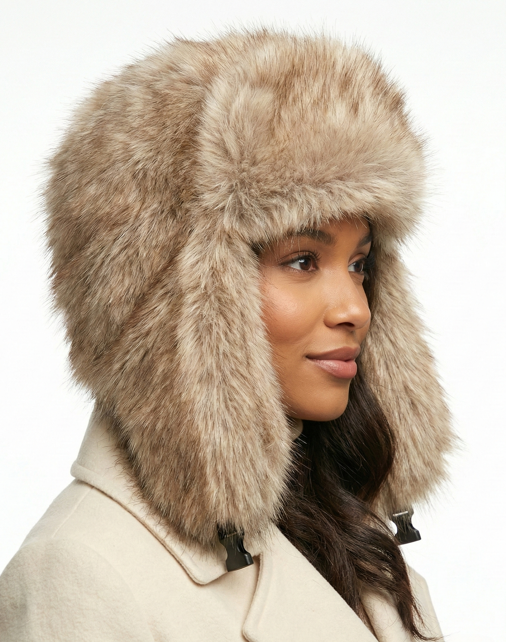 Oversized Faux Fur Trapper Hat - Zylioo