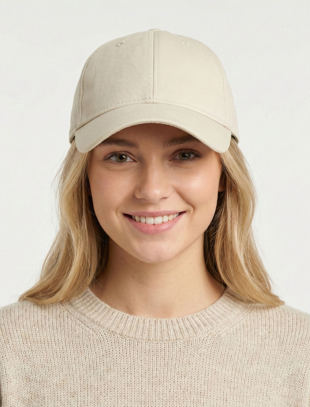 Multiple color options of cotton baseball caps for big heads