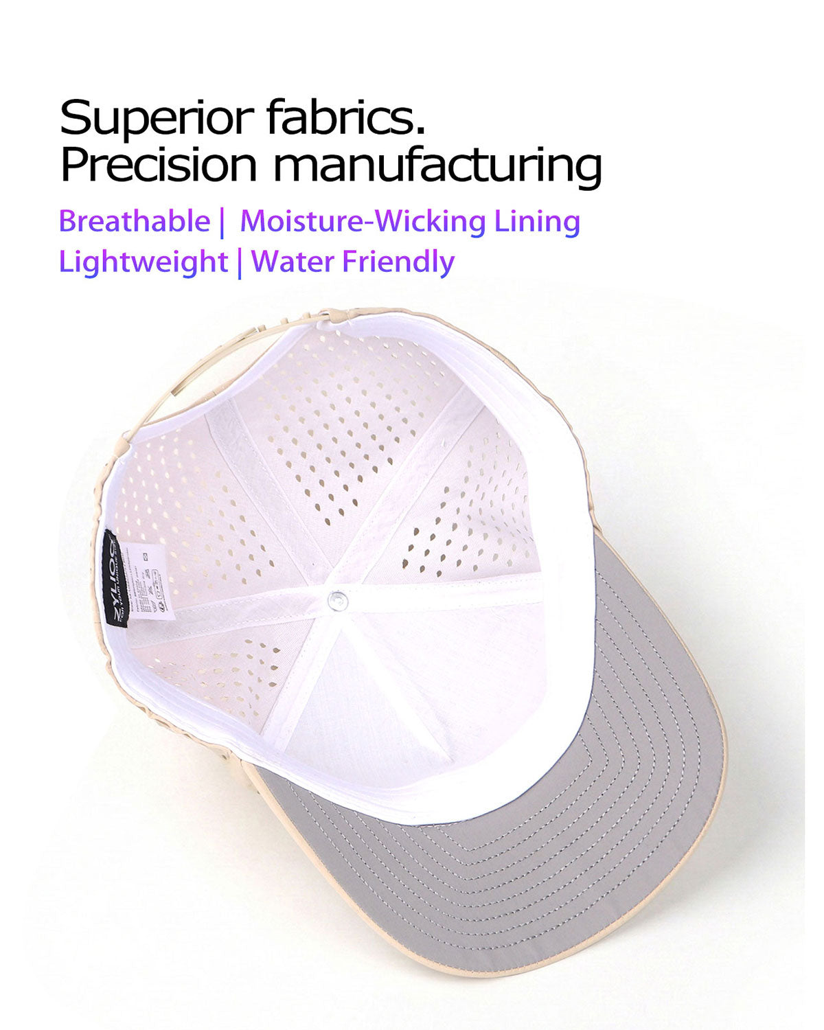 5-Panel Laser Cut Cap for Big Heads