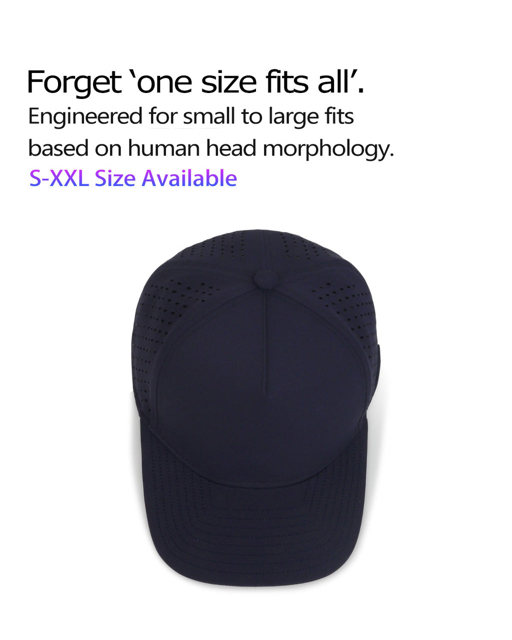 5-Panel Laser Cut Cap for Big Heads