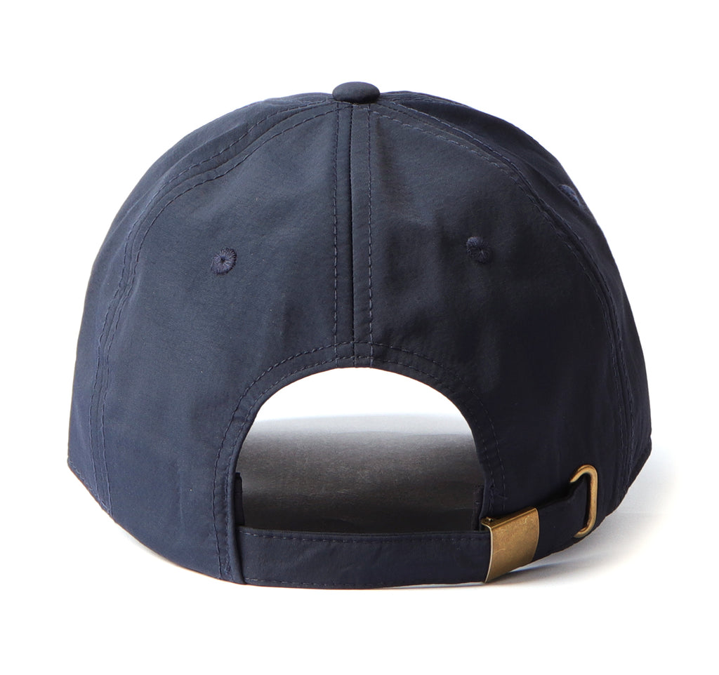 Navy blue quick-dry baseball cap for big heads - back view