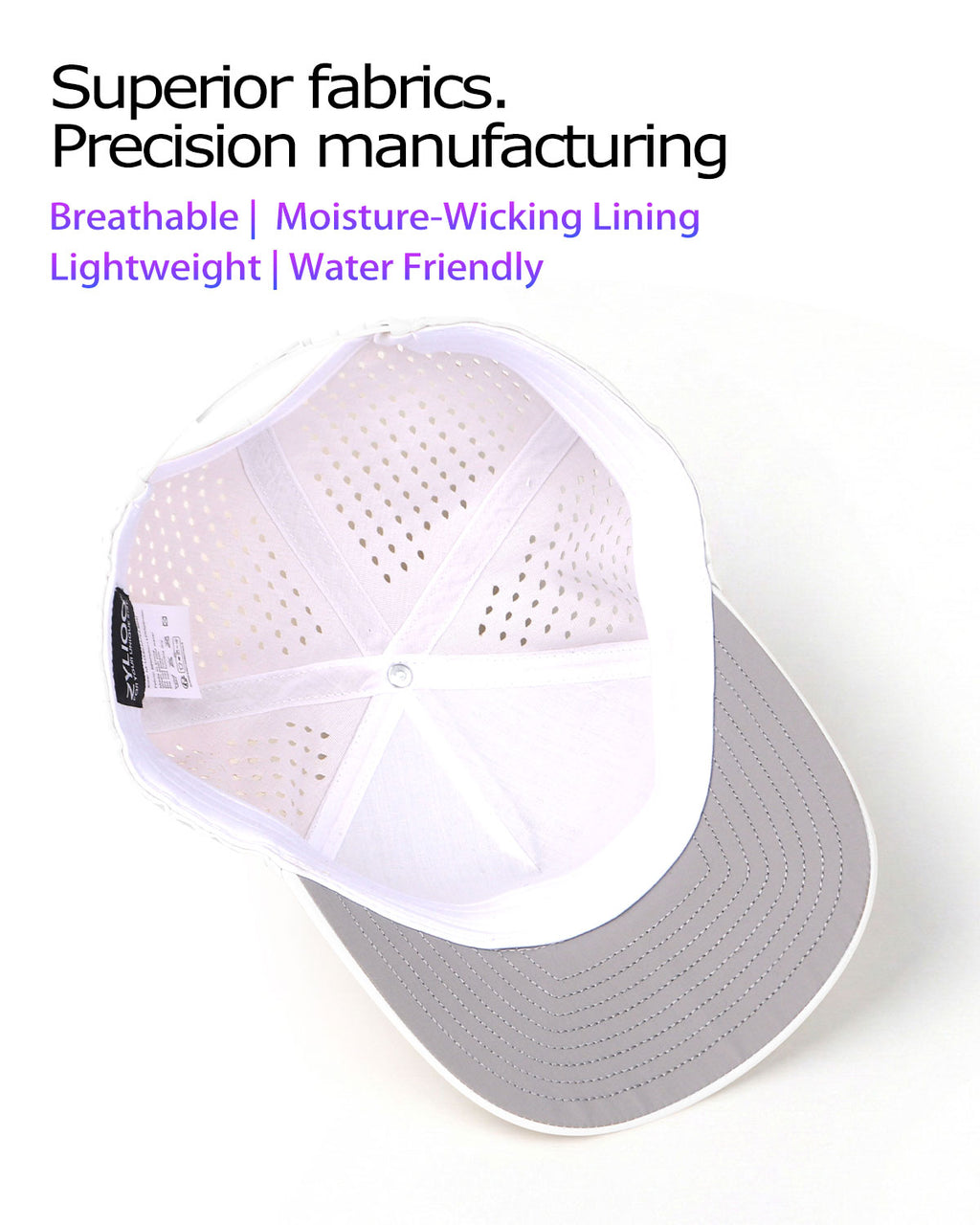 5-Panel Laser Cut Cap for Big Heads