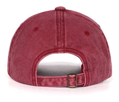 XXL Oversized Washed Denim Baseball Cap