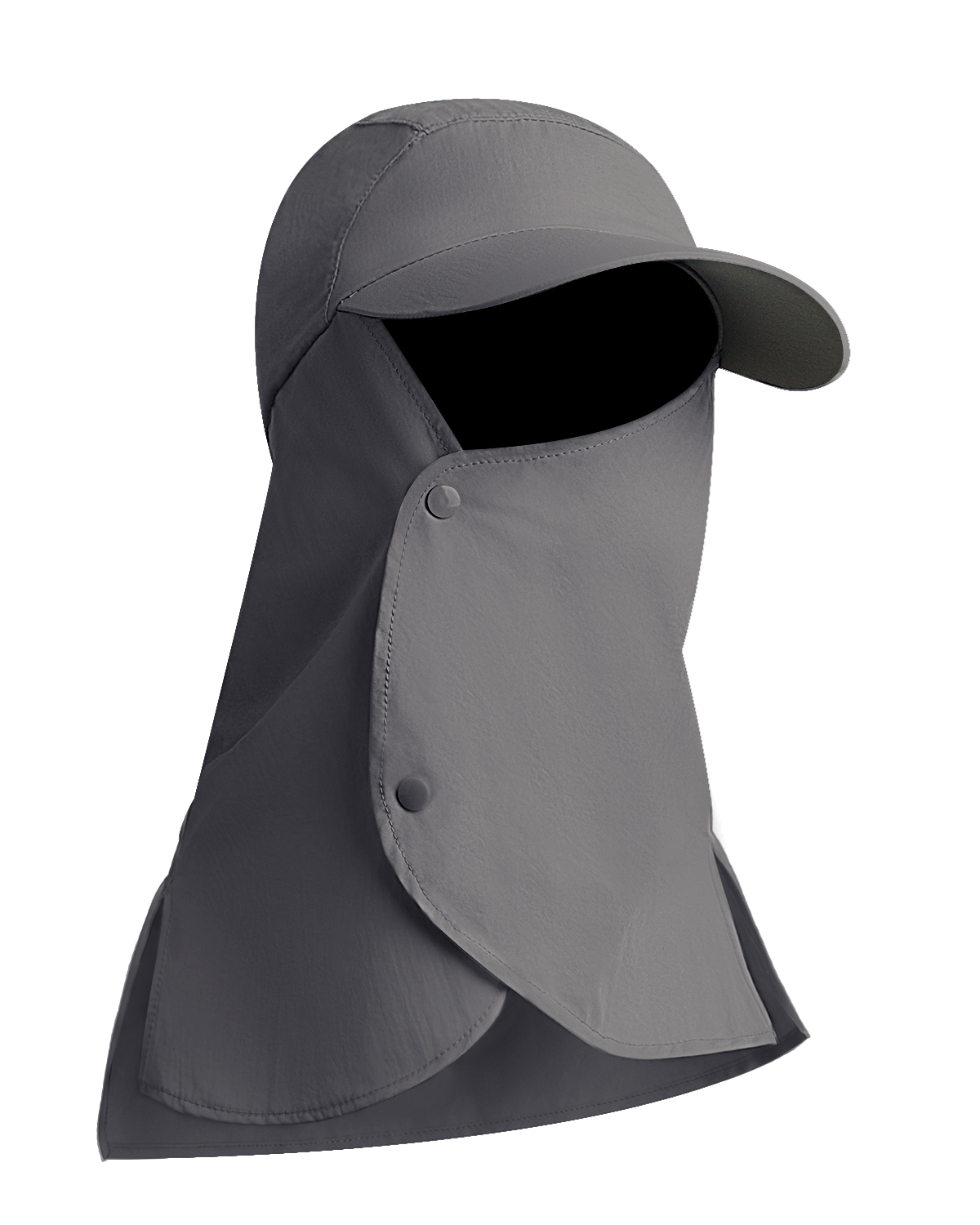 Quick-Dry Sun Hat with Neck Flap for Big Heads