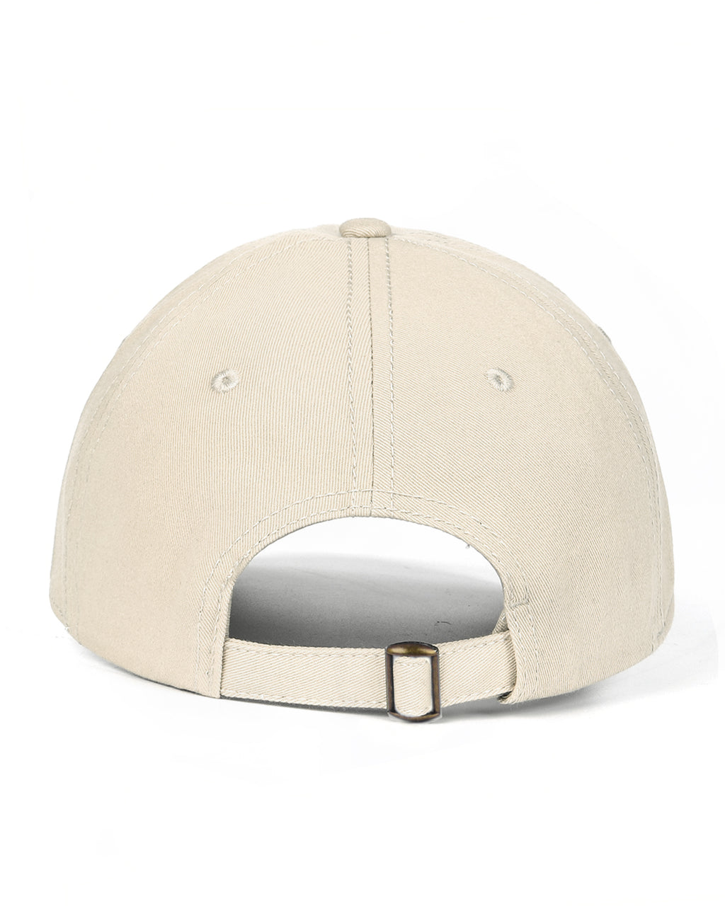 Beige cotton baseball cap for big heads product photography - Zylioo
