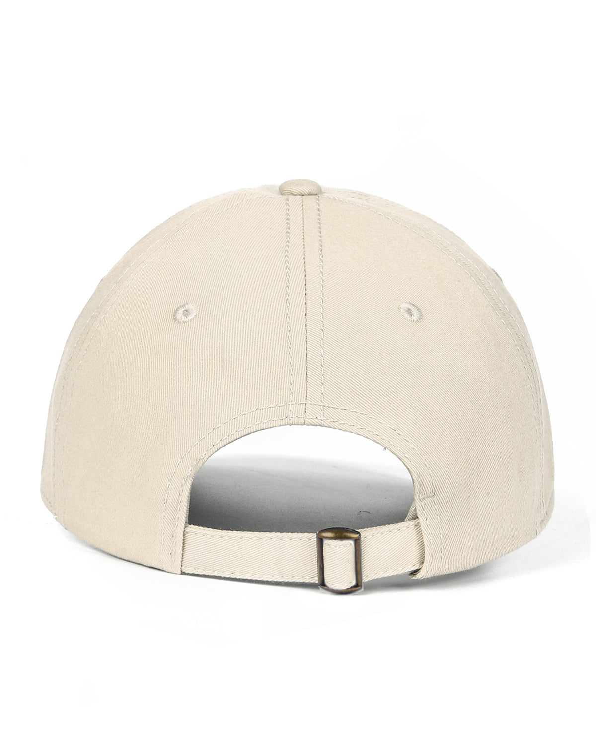 Beige cotton baseball cap for big heads product photography - Zylioo