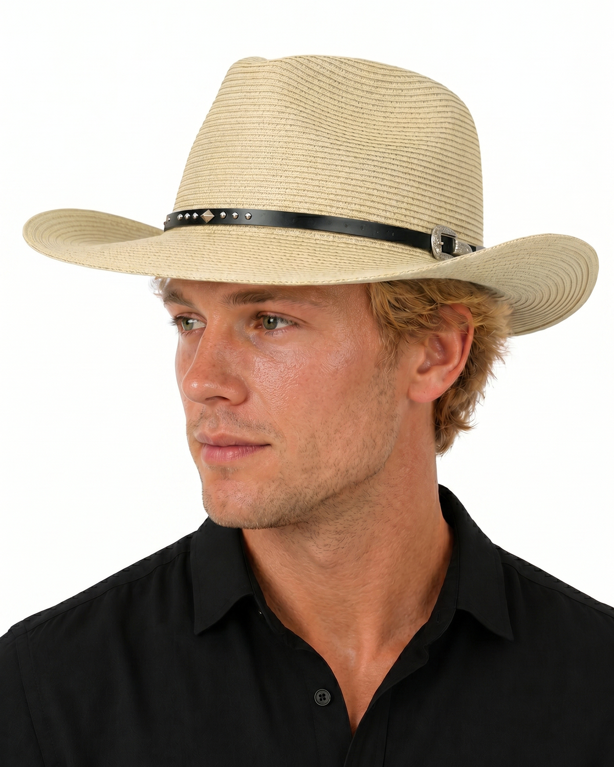 XXL Straw Cowboy Hat for Big Heads