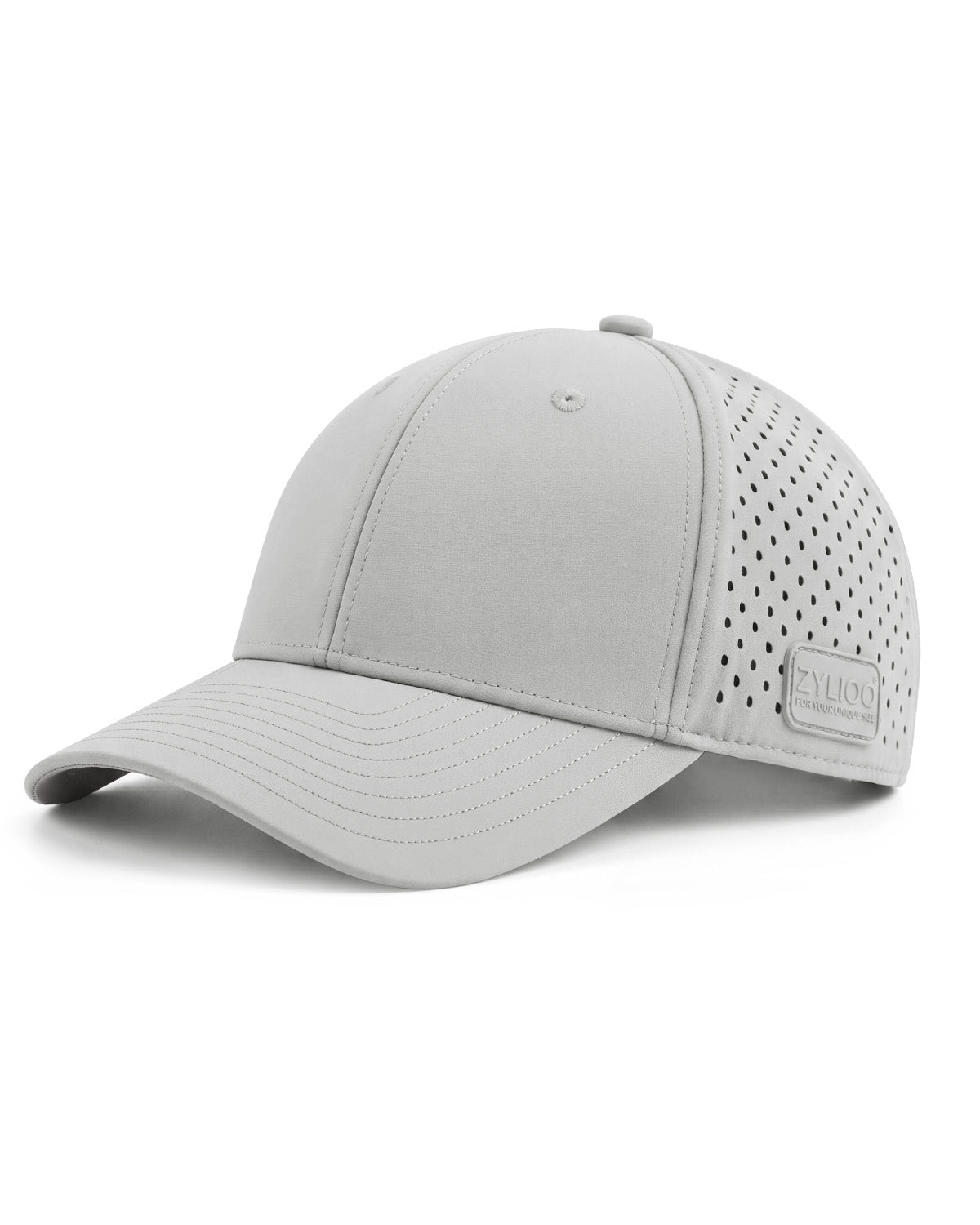 Gorra de béisbol de malla cortada con láser de secado rápido para cabezas grandes
