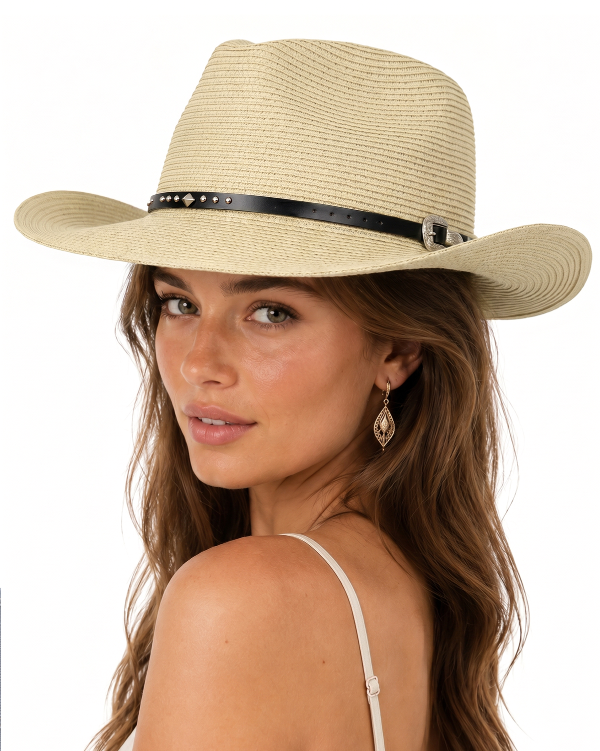 XXL Straw Cowboy Hat for Big Heads